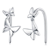 925 Sterling Silver Oxidized Earrings for Women