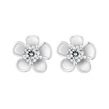 S925 Sterling Silver 3.00 Carat Moissanite Earrings for Women