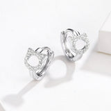 925 Sterling Silver CZ Earrings for Women