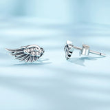 925 Sterling Silver Oxidized Pavé CZ Earrings