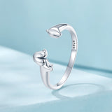 925 Sterling Silver Oxidized 1.8mm Width Elegant Style E Ring