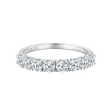 925 Sterling Silver Plated Moissanite Ring Size 5 for Women