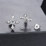 925 Sterling Silver 0.30 Carat Genuine Moissanite Earrings for Women