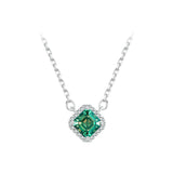 925 Sterling Silver 0.6 Carat Moissanite Pendant Necklace for Women