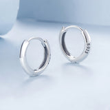925 Sterling Silver Oxidized 14x3mm Earrings