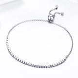 925 Sterling Silver Bracelet 27cm for Women