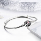 925 Sterling Silver Bracelet 18CM for Women