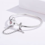 925 Sterling Silver Bracelet 17cm for Women