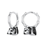 S925 Sterling Silver Enamel Earrings for Women