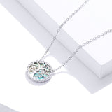 925 Sterling Silver Adjustable Mica Necklace for Women