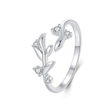 925 Sterling Silver Pave Setting CZ 1.5mm Ring