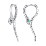 925 Sterling Silver Earrings with CZ in Pavé Setting