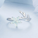 925 Sterling Silver & Opal Ring for Women