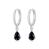 925 Sterling Silver Earrings with Pavé Setting CZ