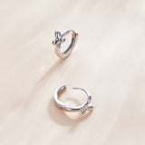 925 Sterling Silver Plated Platinum Earrings for Women