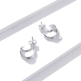 925 Sterling Silver Earrings with Pavé Setting CZ