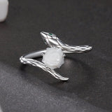 925 Sterling Silver White Gold Plated Ring with Cubic Zirconia for Women