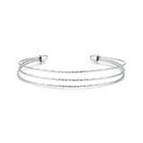 925 Sterling Silver White Gold Plated Bracelet for Women