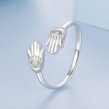 925 Sterling Silver Pavé Setting CZ Ring for Women