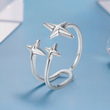 925 Sterling Silver Oxidized Silver Ring for Women
