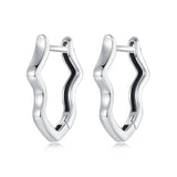 925 Sterling Silver & Oxidized Silver Earrings for Women