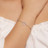 925 Sterling Silver Translucent Opal Bracelets for Women