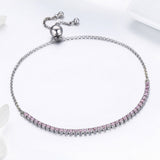 925 Sterling Silver Bracelet 27cm for Women