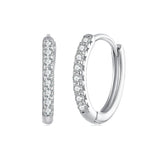 S925 Sterling Silver 2.0mm Moissanite Earrings for Women