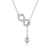 925 Sterling Silver Adjustable Necklace 38-45cm for Women