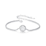 925 Sterling Silver Bracelet 150mm with CZ and Resin