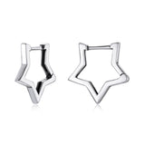 925 Sterling Silver Earrings 1.5cm x 1.7cm for Women