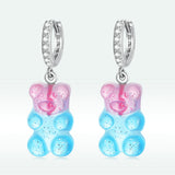 S925 Sterling Silver Pavé Setting CZ Earrings for Women