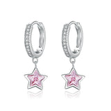925 Sterling Silver Earrings with Pavé Setting CZ for Women
