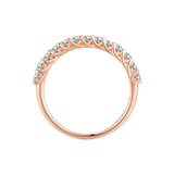 925 Sterling Silver Moissanite 0.03ct Ring Size 6A for Women