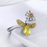 925 Sterling Silver Ring - 0.2cm Width, 1.6*1.5cm Size for Women
