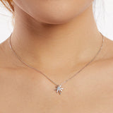 925 Sterling Silver + Nano Opal Stone Pendant Necklace for Women