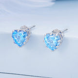925 Sterling Silver Earrings with Pavé Setting CZ for Women