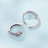 925 Sterling Silver Earrings with Oxidized Silver for Women