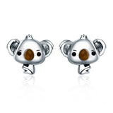 925 Sterling Silver Earrings 1.1*1.2cm for Women