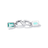 925 Sterling Silver Earrings with Pavé Setting CZ