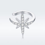 925 Sterling Silver Plated Platinum Pavé Setting CZ Earrings for Women
