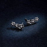 925 Sterling Silver Earrings with Pavé Setting CZ