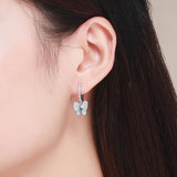 925 Sterling Silver Earrings with Pavé Setting CZ for Women