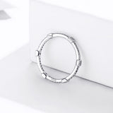 925 Sterling Silver Ring with Pavé Setting CZ - Size 6.0