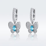 925 Sterling Silver Earrings with Pavé Setting CZ for Women