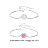 925 Sterling Silver Bracelet 150mm with CZ and Resin