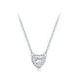 925 Sterling Silver 4mm 0.245ct Moissanite Necklace for Women