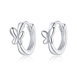 925 Sterling Silver Plated Platinum Earrings for Women