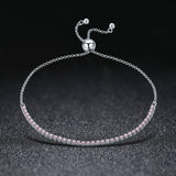 925 Sterling Silver Bracelet 27cm for Women