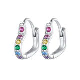 925 Sterling Silver Earrings with Pavé Setting CZ for Women
